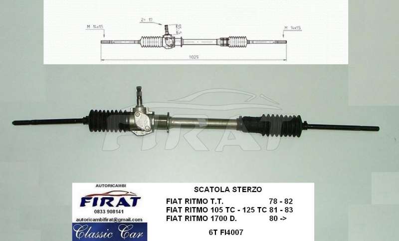 SCATOLA STERZO FIAT RITMO 78 - 83